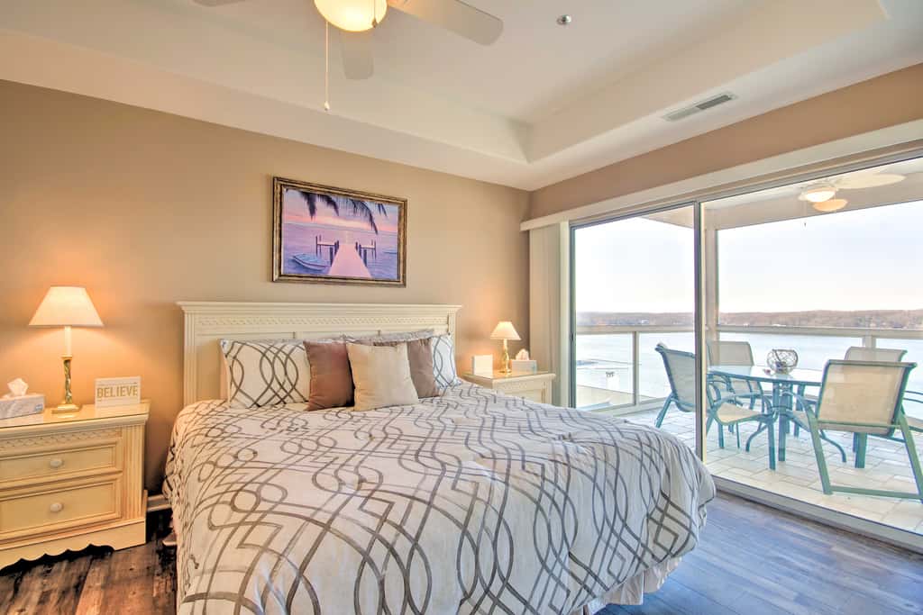 Pool + Water Views! 3rd-Floor Lake Ozark Retreat