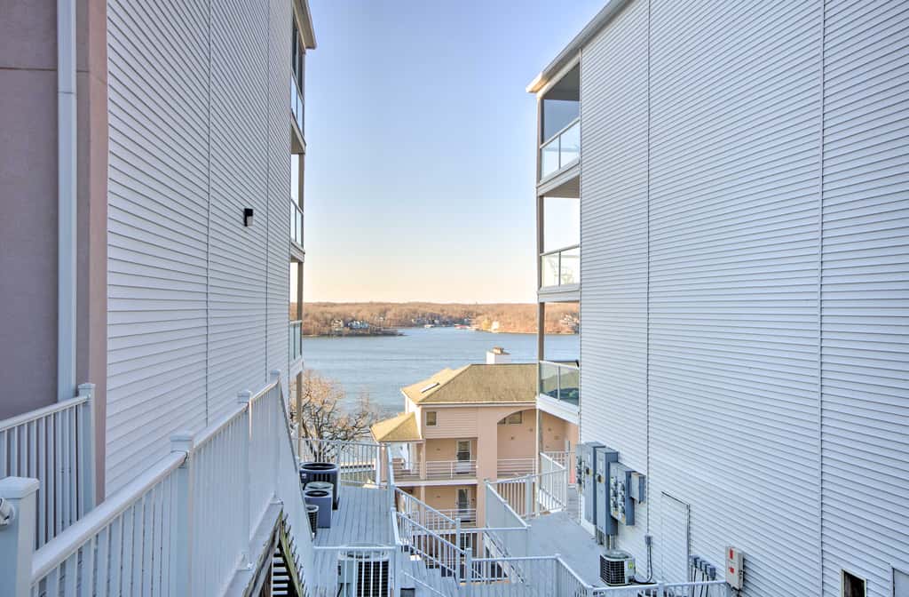 Pool + Water Views! 3rd-Floor Lake Ozark Retreat