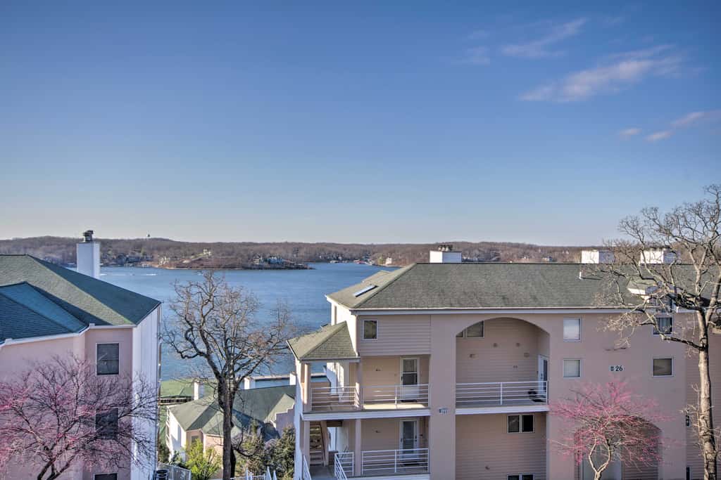 Pool + Water Views! 3rd-Floor Lake Ozark Retreat