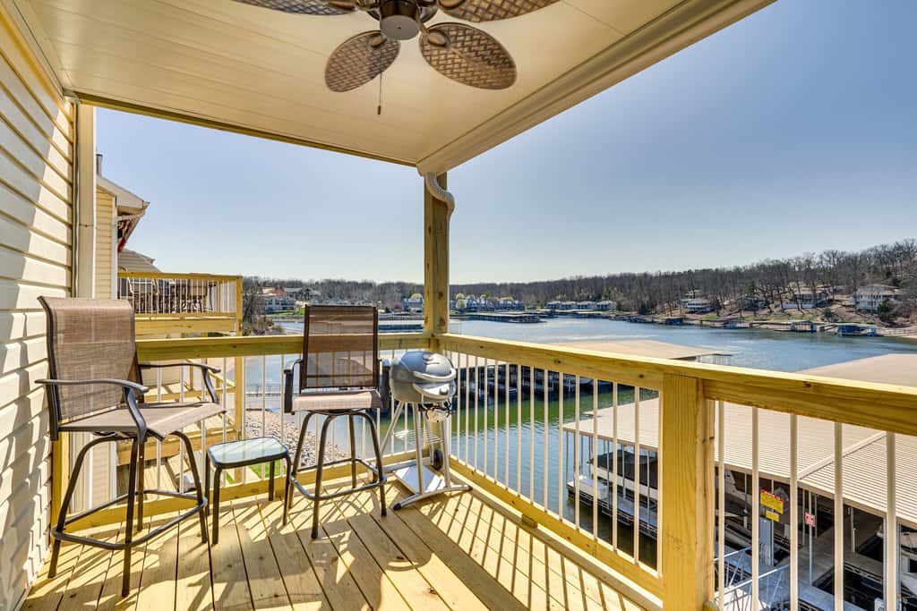 Relax Poolside! Lakefront Osage Beach Retreat