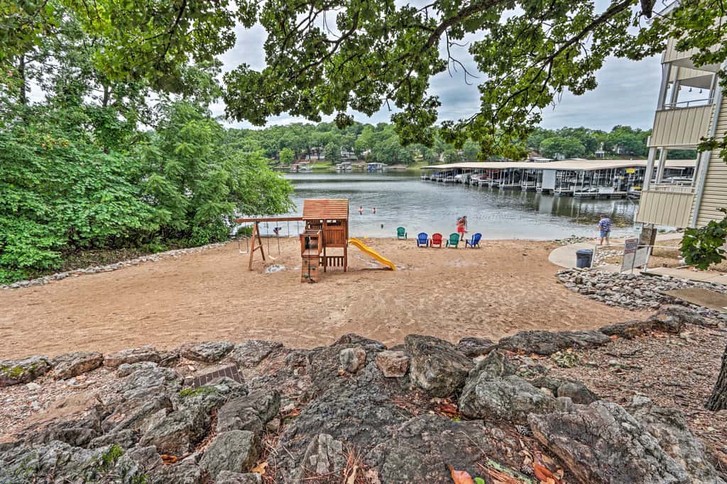 Relax Poolside! Lakefront Osage Beach Retreat