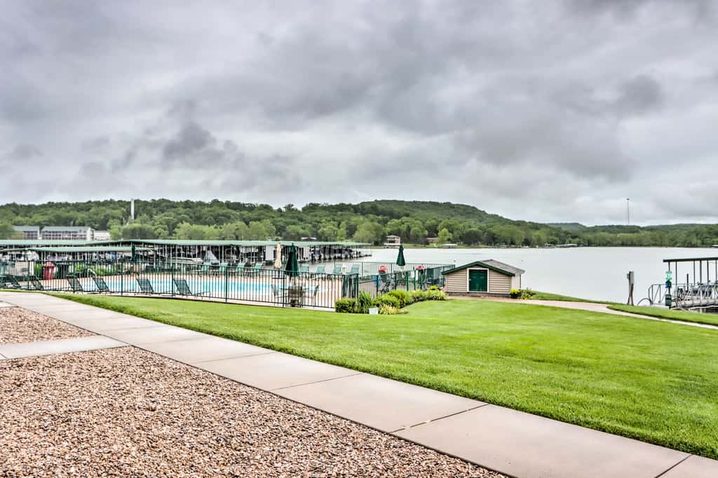 Poolside Fun! Lake-View Camdenton Condo