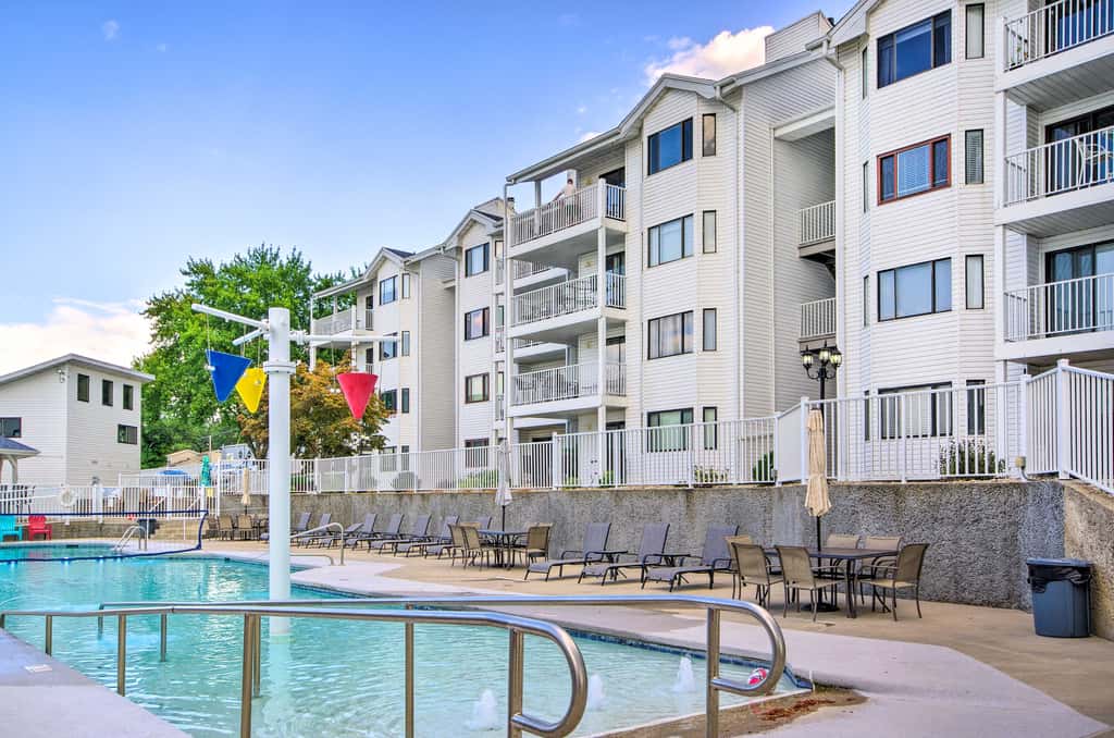 Relax Poolside! Lake-View Retreat in Osage Beach