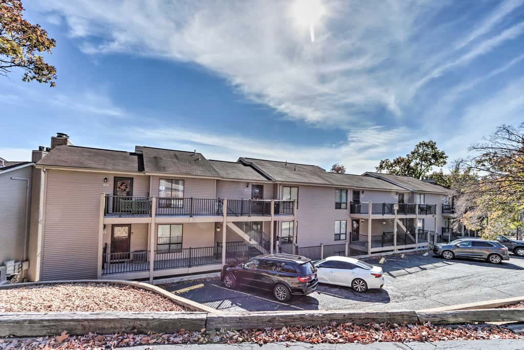 Fireplace & Water Views: Lake Ozark Condo!