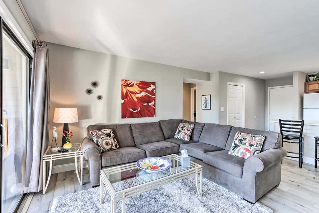 Fireplace & Water Views: Lake Ozark Condo!