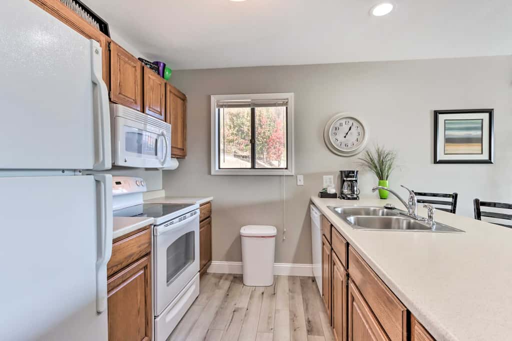 Fireplace & Water Views: Lake Ozark Condo!