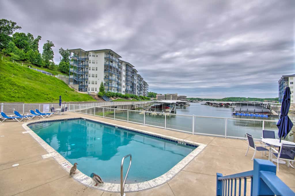 Lake Ozark Condo w/ Water Views & Pool Access!