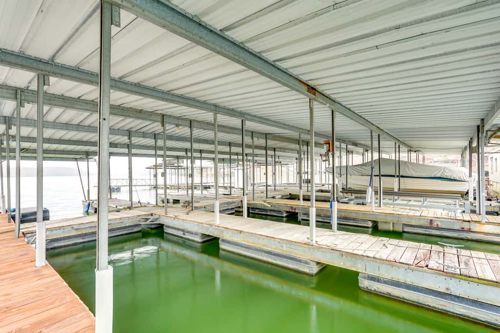 Private Boat Dock: Lakefront Cabin in Camdenton