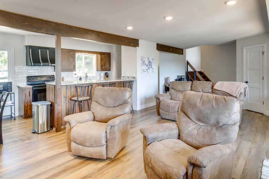 Fire Pit + Private Dock: Ozarks Family Escape!