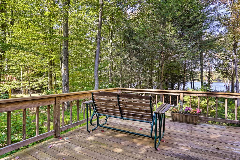 Pocono Lake Paradise w/ Private Beach & Dock!