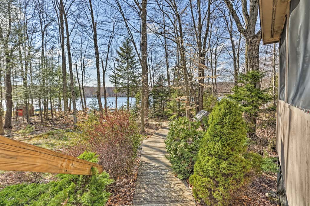 Pocono Lake Paradise w/ Private Beach & Dock!