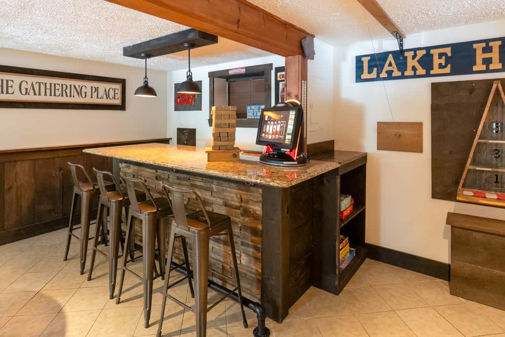 Lake Harmony Estates Home | Fire Pit | Game Room