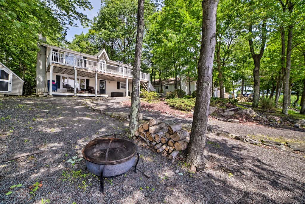 Waterfront Pocono Lake Home w/ Private Dock!