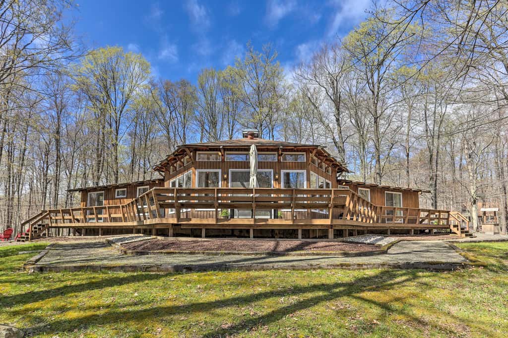 Walk to Big Bass Lake: Family Home w/ Deck!