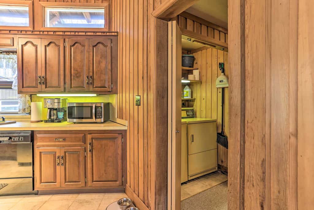 Walk to Big Bass Lake: Family Home w/ Deck!