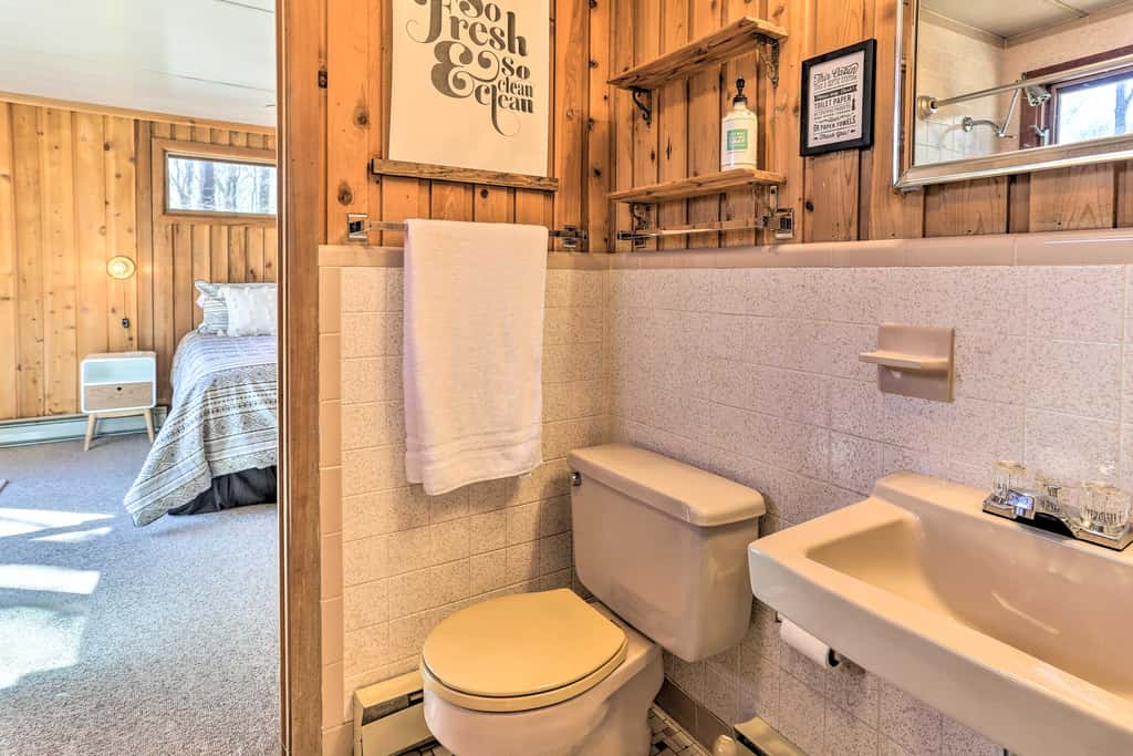 Walk to Big Bass Lake: Family Home w/ Deck!