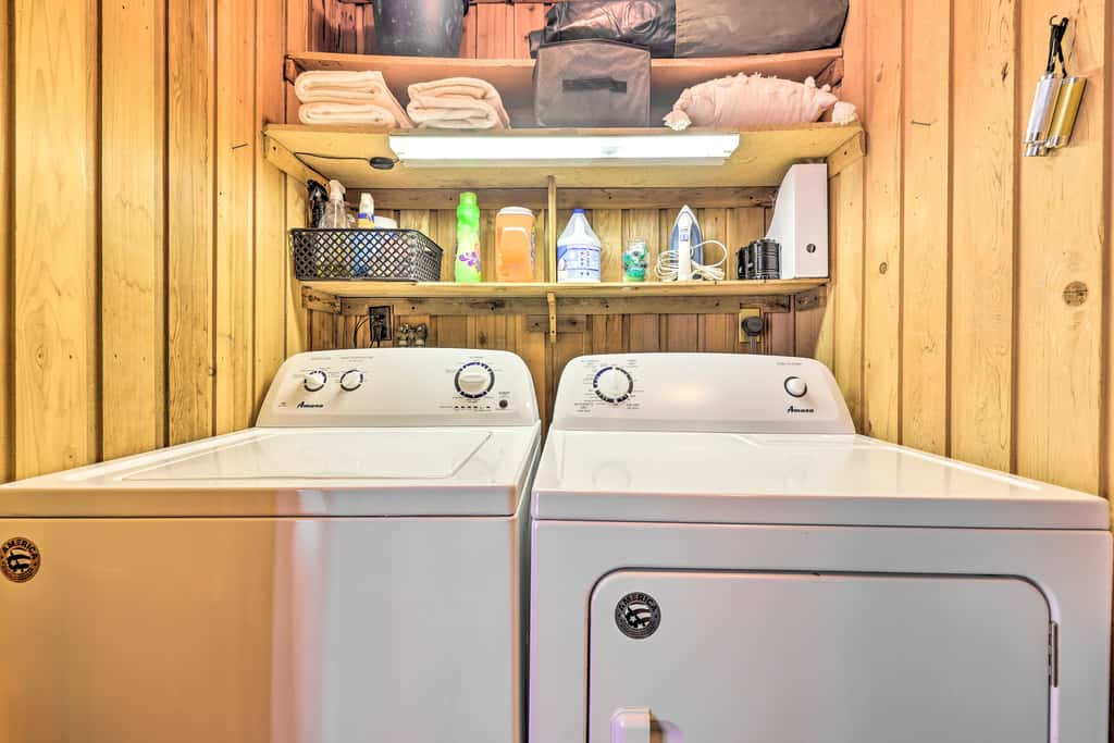 Walk to Big Bass Lake: Family Home w/ Deck!