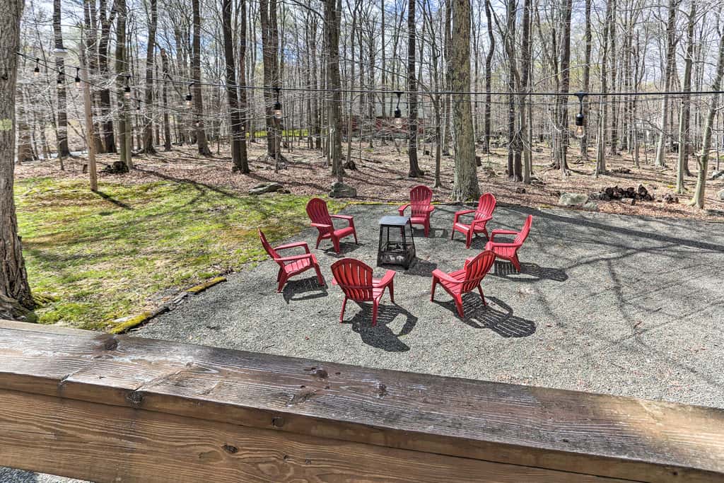 Walk to Big Bass Lake: Family Home w/ Deck!