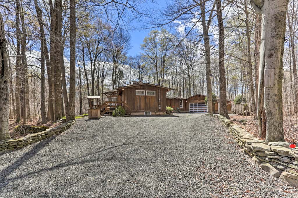 Walk to Big Bass Lake: Family Home w/ Deck!
