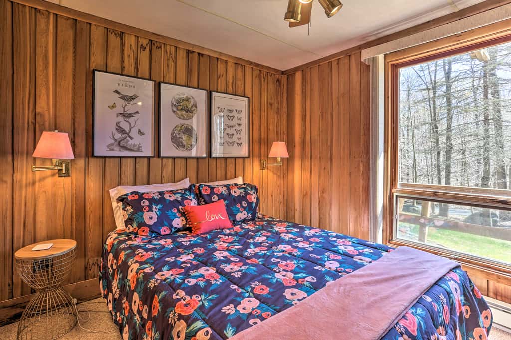 Walk to Big Bass Lake: Family Home w/ Deck!