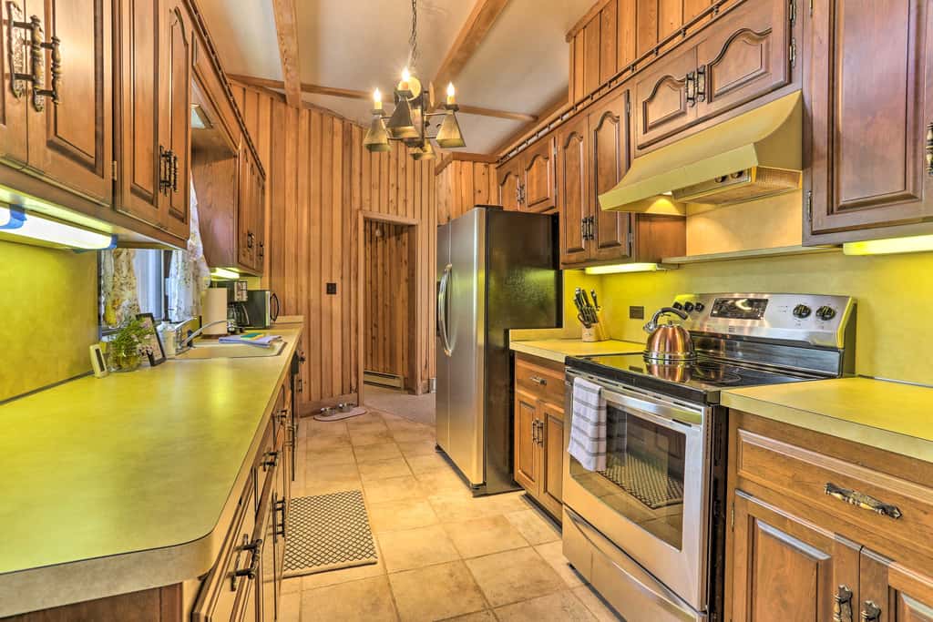 Walk to Big Bass Lake: Family Home w/ Deck!