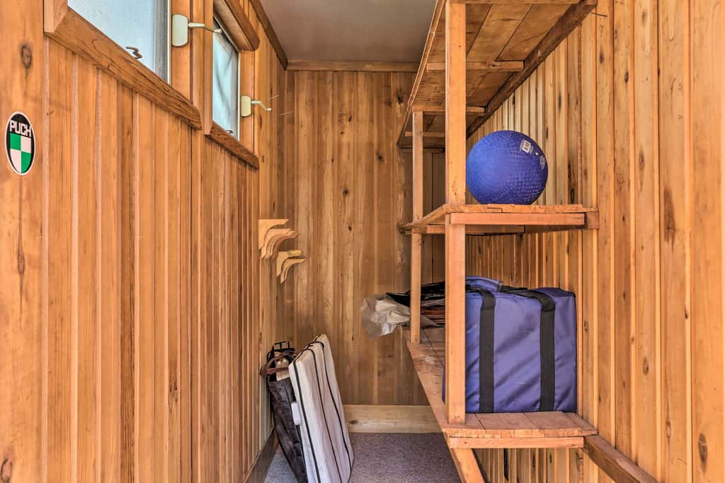 Walk to Big Bass Lake: Family Home w/ Deck!