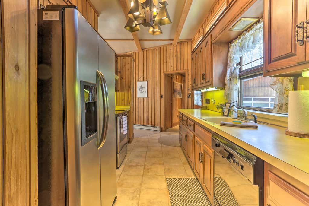 Walk to Big Bass Lake: Family Home w/ Deck!