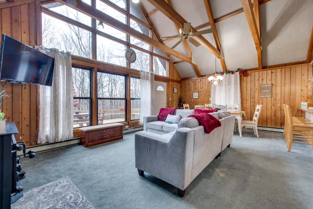 Fire Pit + Community Perks: Gouldsboro Cabin!