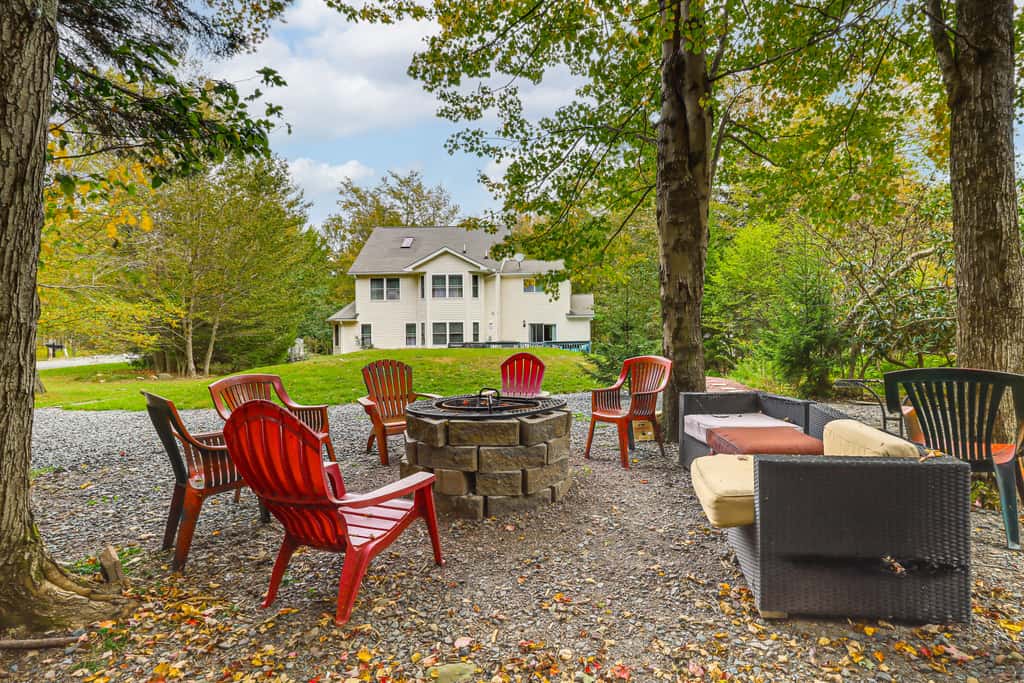 Fire Pit + Hot Tub: Peaceful Poconos Farms Getaway