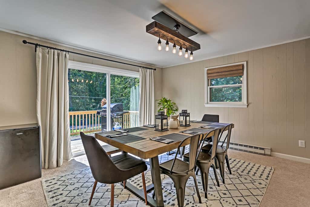 Deck & Gas Grill: Modern East Stroudsburg Home!