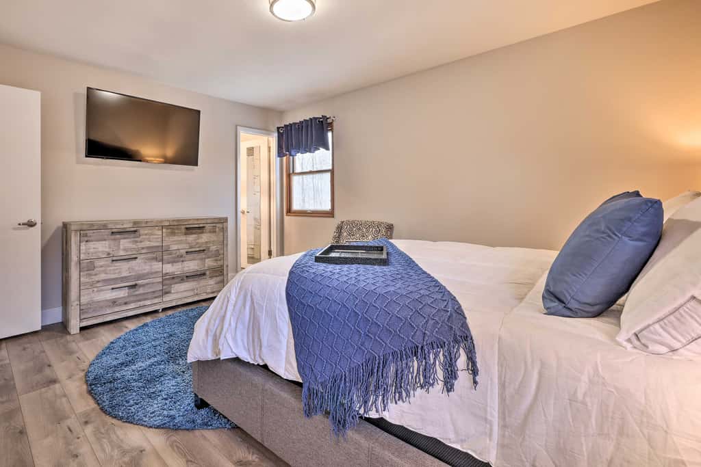 Modern East Stroudsburg Home w/ Pool + Fire Pit