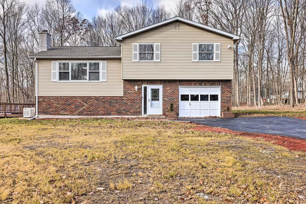 Modern East Stroudsburg Home w/ Pool + Fire Pit