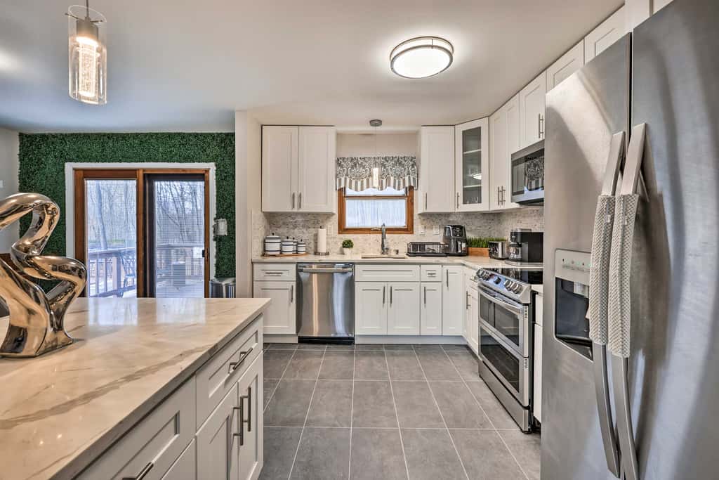 Modern East Stroudsburg Home w/ Pool + Fire Pit