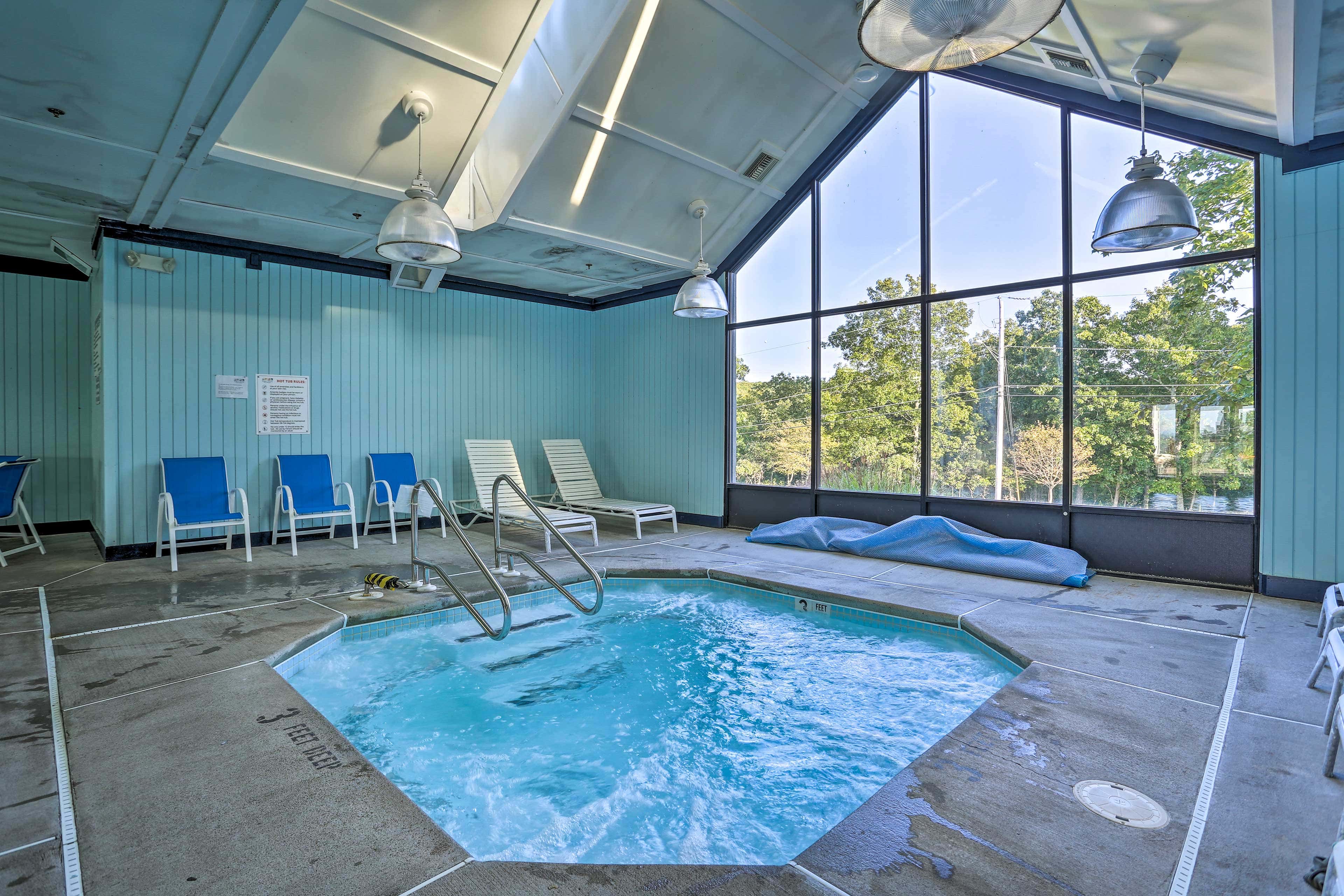 Deck, Fire Pit & Pool Access at Poconos Retreat!