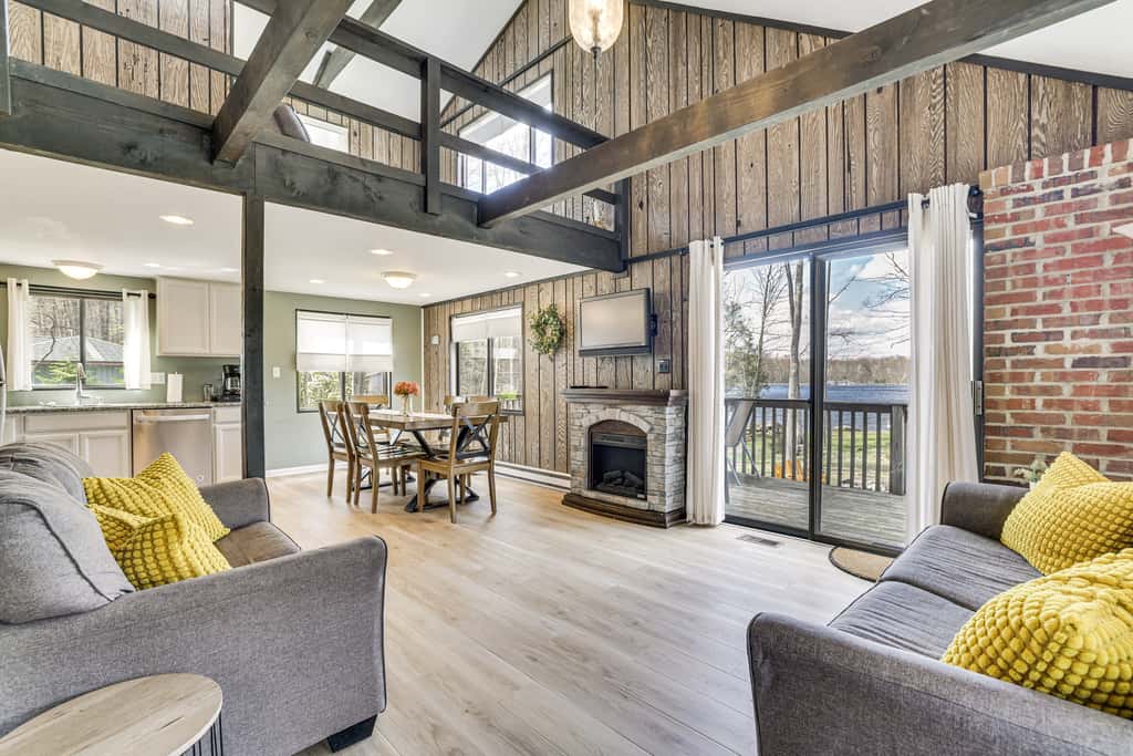 Pocono Lake Home w/ Fire Pit: Walk to Ski Hill!