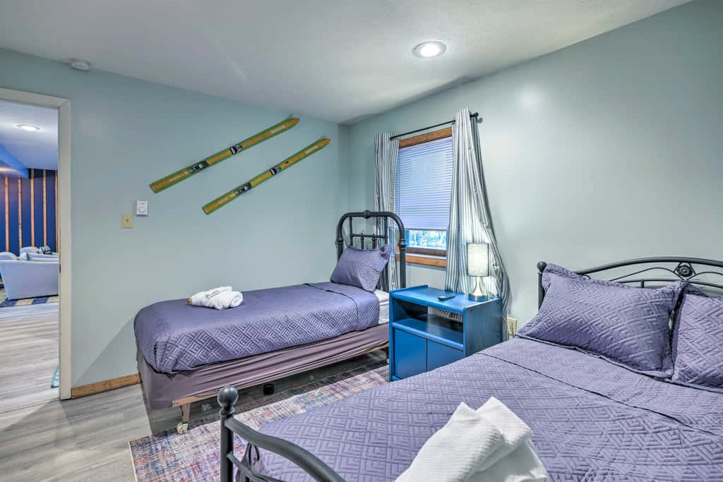 Wraparound Deck: Big Bass Lake Home in Gouldsboro