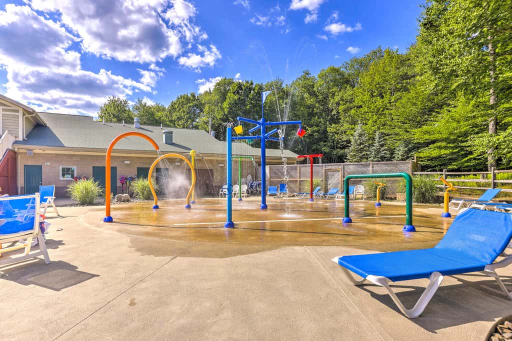 Wraparound Deck: Big Bass Lake Home in Gouldsboro