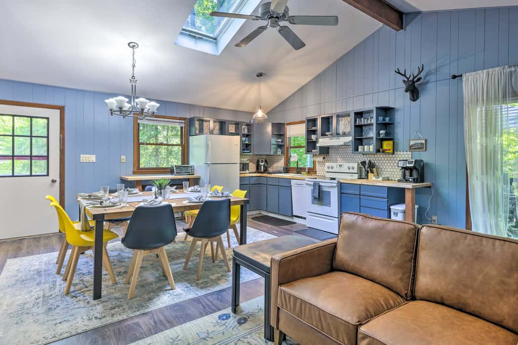 Wraparound Deck: Big Bass Lake Home in Gouldsboro
