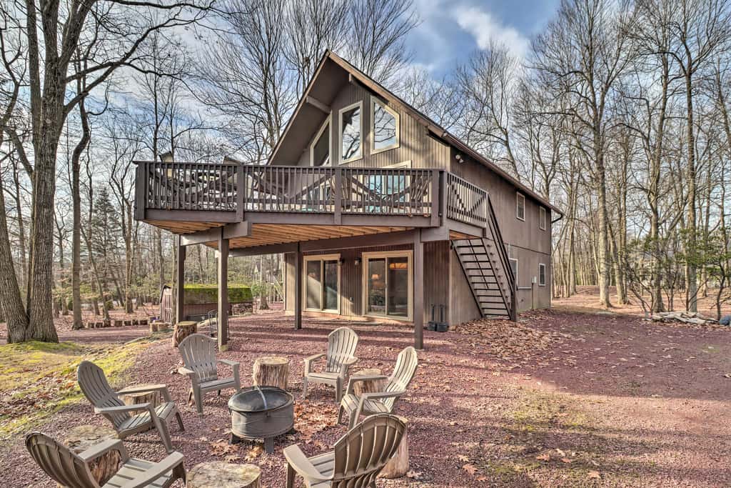 Lake Harmony Access: Home w/ Game Room + Fire Pit!