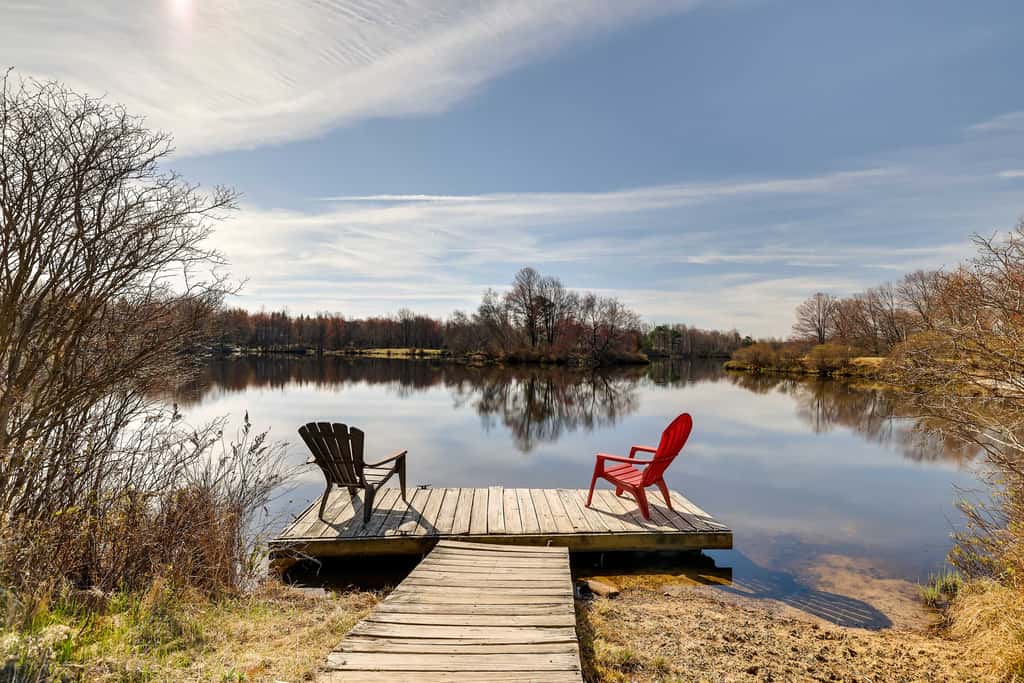Dock + Fire Pit: Lakefront Poconos Retreat!