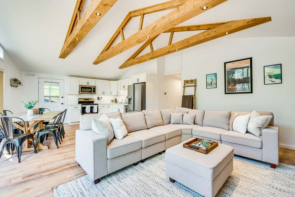 Deck & Community Perks: Bright Pocono Lake Home!
