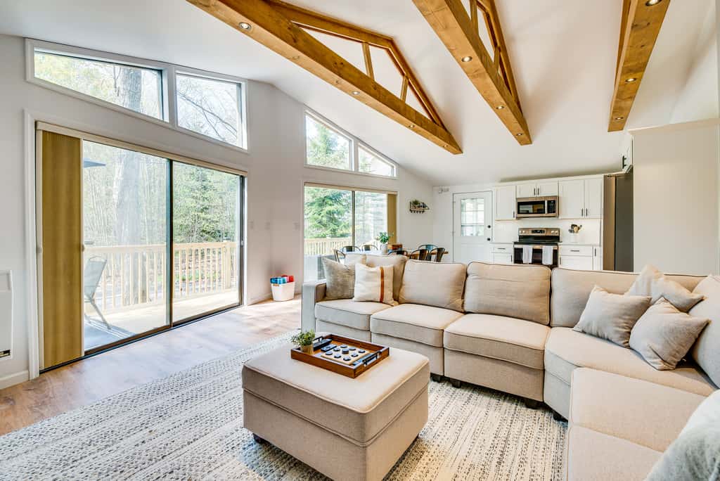 Deck & Community Perks: Bright Pocono Lake Home!