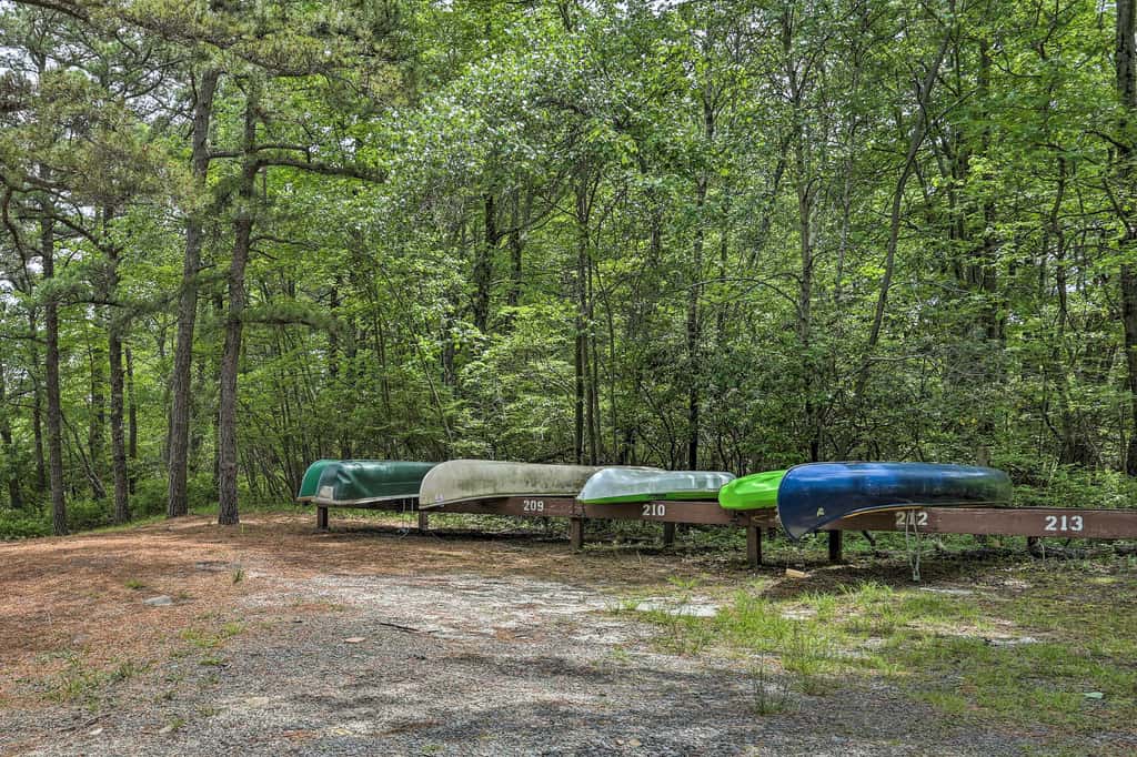 Fire Pit, Kayaks & Hammocks: Long Pond Home!