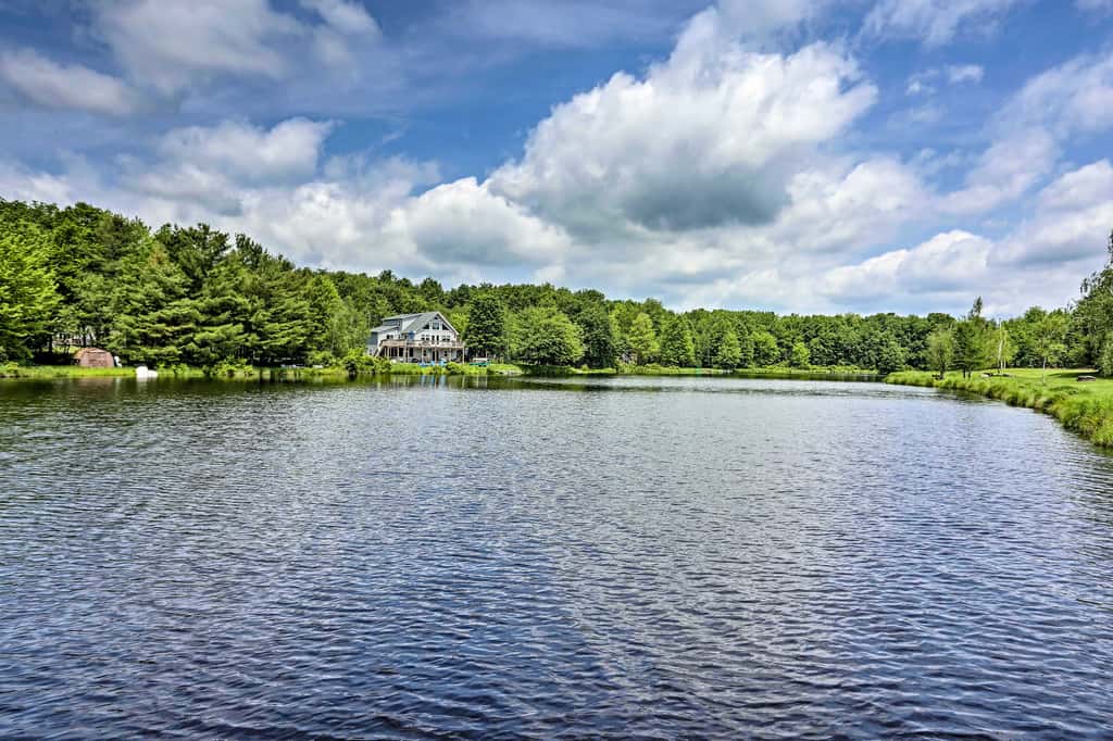 Fire Pit: Arrowhead Lake Vacation Rental!