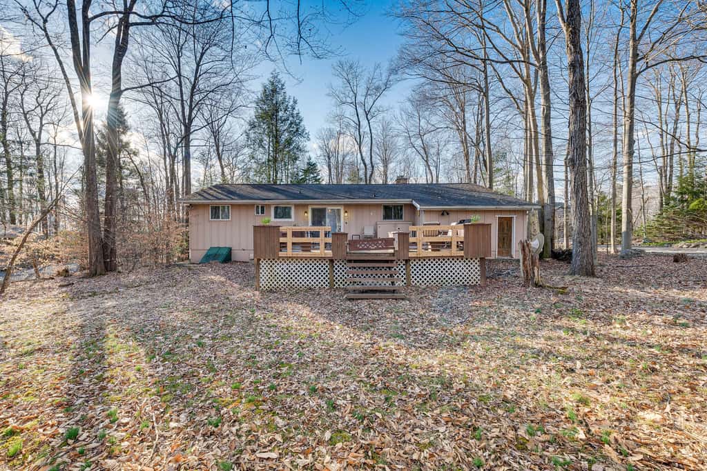 Game Room & Fire Pit: Chic Pocono Pines Home!