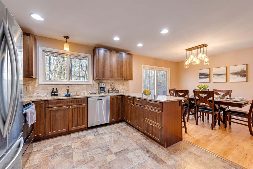 Game Room & Fire Pit: Chic Pocono Pines Home!