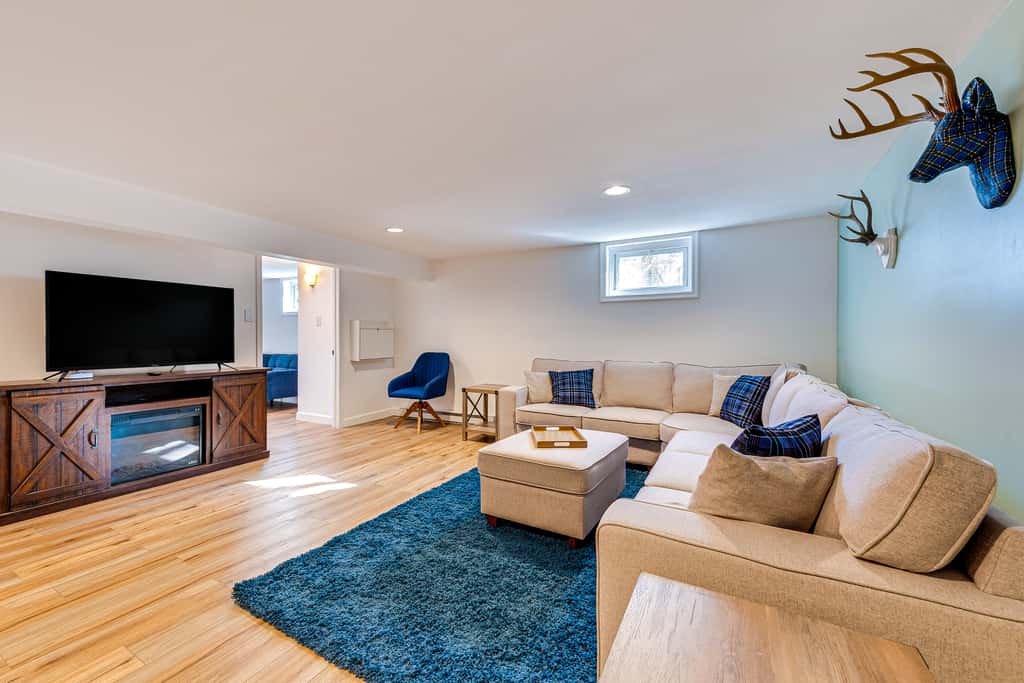 Game Room & Fire Pit: Chic Pocono Pines Home!
