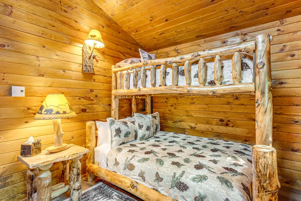 Game Room & Hot Tub: ‘Pine Bear' Pocono Lake Cabin