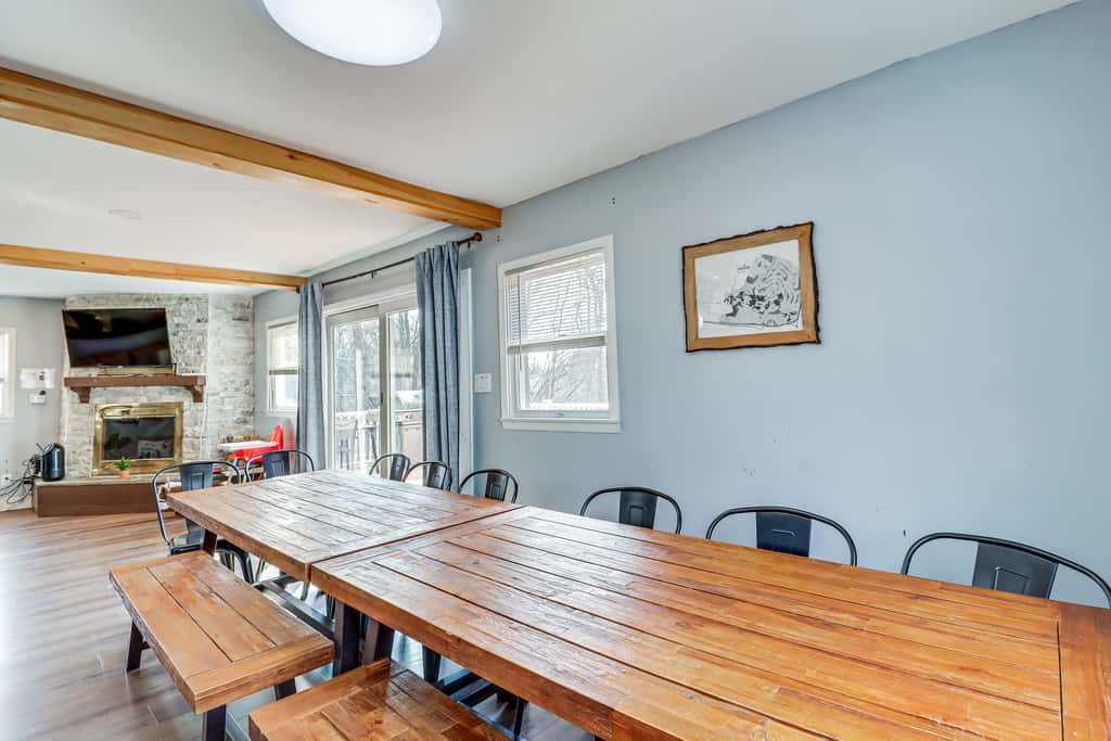 Fire Pit + Game Room: Spacious Poconos Retreat!