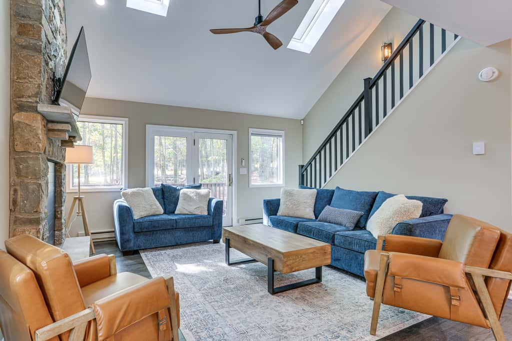 6 Mi to Bushkill Falls: Secluded Home w/ Game Room